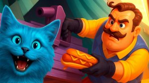 ПРИВЕТ СОСЕД БЕТА 3 НАЧАЛО hello neighbour Beta 3 КОТЁНОК ЛАЙК играет в игру
