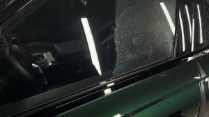 Результат очистки стекол от водного камня