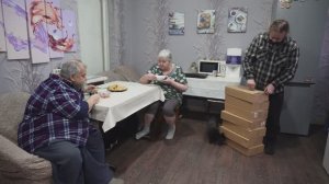 Как вкусно кушаем всей семьёй мамину творожную выпечку Что находиться в коробках которые привезли