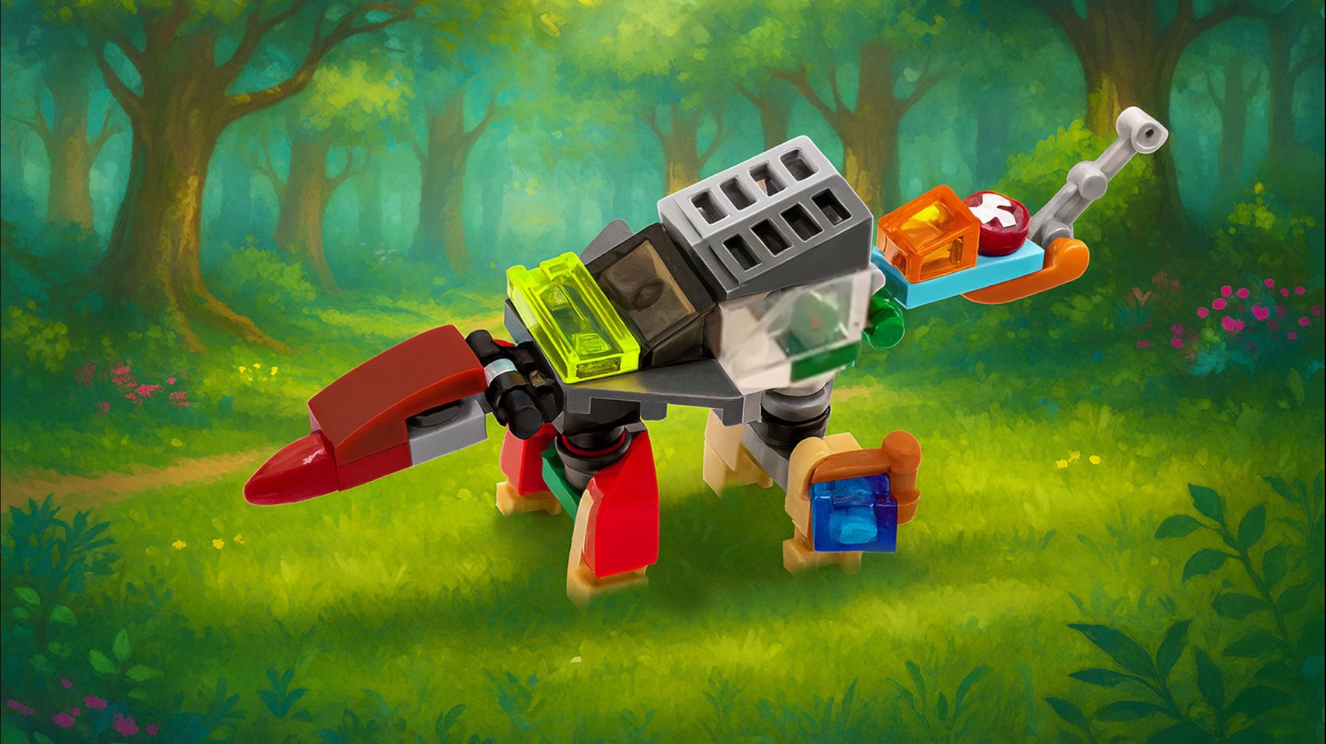 Робот динозавр | Фантастические конструкторы лего