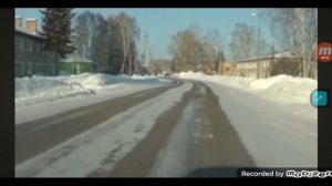 Шегарка.  улицы Московская,  Коммунистическая.  24.01.15.