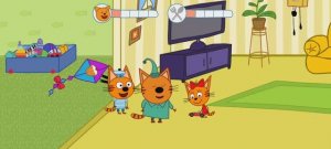 Три Кота Мультфильм Попугай проголодался