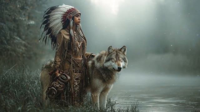 Хранитель Туманной реки - Музыка флейты коренных американцев для медитации, фоновая музыка