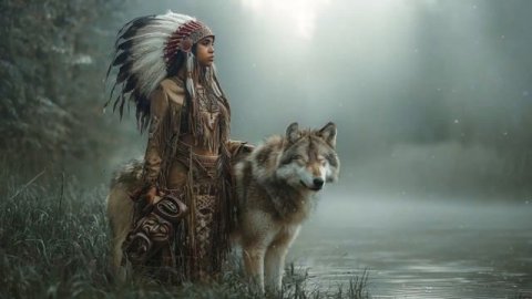 Хранитель Туманной реки - Музыка флейты коренных американцев для медитации, фоновая музыка