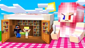 🤫🍰МЫ ТАЙНО ПОСТРОИЛИ ДОМ Внутри ТОРТА ЛЕСКИ в Майнкрафт! НУБИК