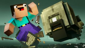 БИТВА С БОЛОТНЫМ МОНСТРОМ (Майнкрафт анимация)