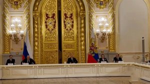 Путин собрал в Кремле Совет по стратегическому развитию и нацпроектам.