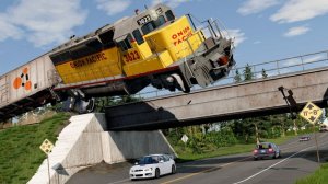 Крушения поездов😱|BeamNG.Drive|Бемиджи Драйв