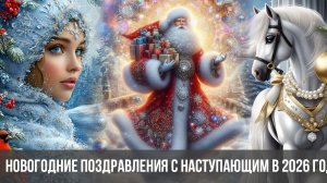 Новый год стучится в двери. Шикарная музыкальная открытка.