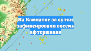 На Камчатке за сутки зафиксировали восемь афтершоков