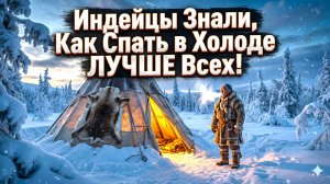 ЭТО НЕРЕАЛЬНО! 🤯 Как индейцы спали в ТЕНТАХ при -40°C и НИКОГДА не мерзли?