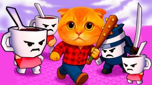 НА МЕНЯ НАПАЛИ БРЕЙНРОТЫ В РОБЛОКС! БРЕЙНРОТЫ против КОТЯТ