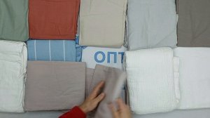 40916 Постельное белье комплектами H&M сток (хлопок, лен, муслин), 4пак, H&M bed sheetsоптом