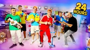 24 Часа в Магазине Игрушек!