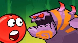 Новый КРАСНЫЙ ШАРИК против ЧЕРНЫХ КВАДРАТОВ #3 игра Red Ball Jump на канале Мистер Игрушкин