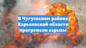 В Чугуевском районе Харьковской области прогремели взрывы