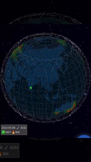 📡 Прямо сейчас, на орбите находится 3,457 спутников Starlink