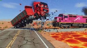 МАШИНКИ В ПРИКОЛАХ: ГОНКА С ЛАВОЙ, КОЧКАМИ И УДИВИТЕЛЬНЫМИ ЗВУКАМИ