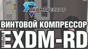 ) Винтовые компрессоры Exelute серии EXDM-RD на ресивере с осушителем и магистральными фильтрами.