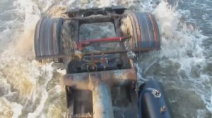 ГАЗ-66 - дизель застрял в реке!