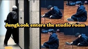 Пойман на камеру! Чонгук тайно проник в студию.