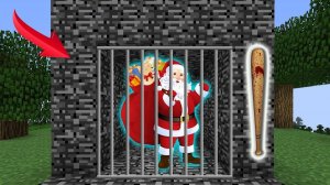 БАБКА ГРЕННИ ПОЙМАЛА И ПОСАДИЛА В ТЮРЬМУ ДЕДА МОРОЗА В МАЙНКРАФТ НУБ MINECRAFT ЛОВУШКА ТРОЛЛИНГ 100%
