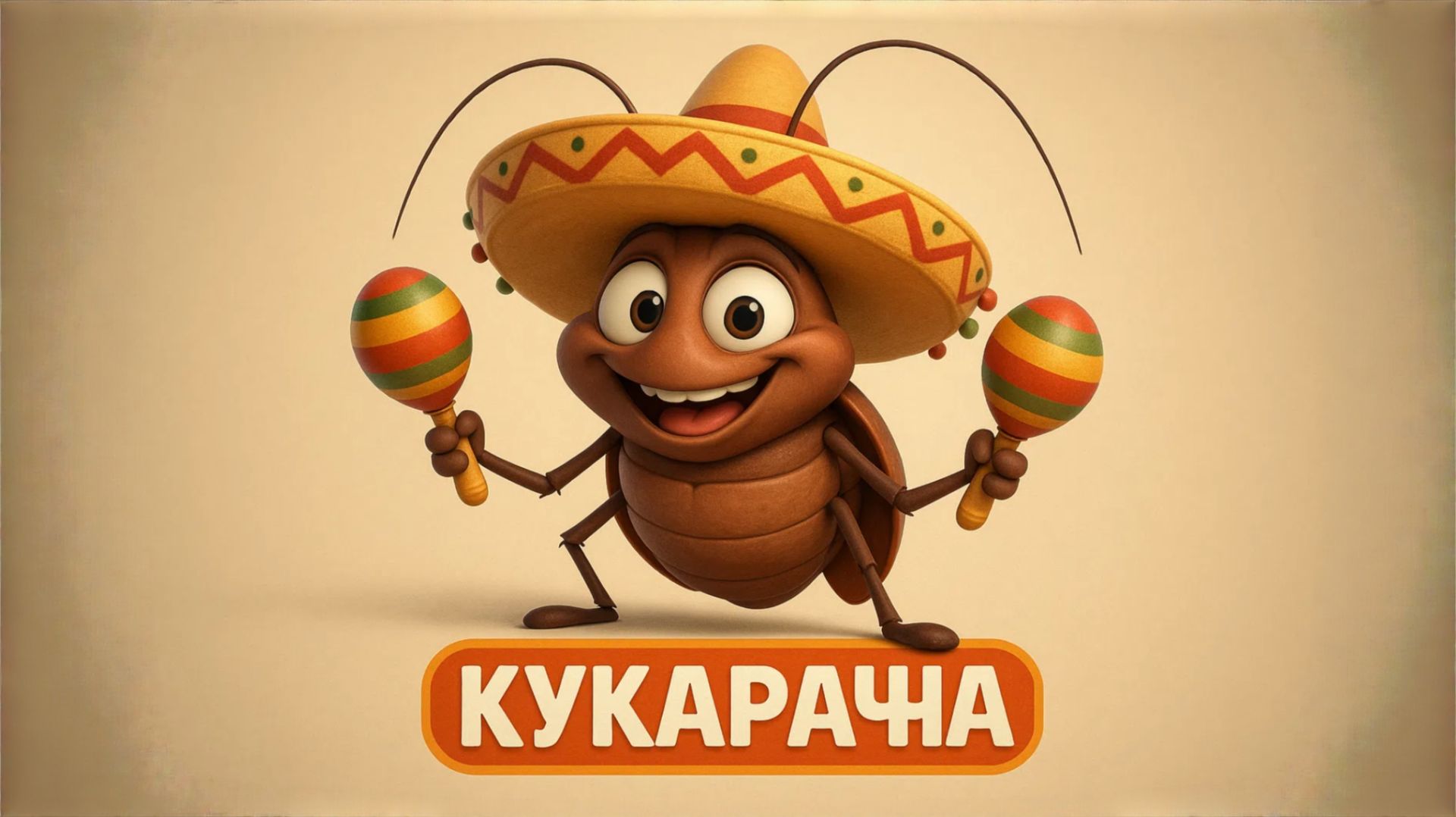 КУКАРАЧА КУКАРАЧА Детская весёлая песенка про таракана!