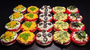 5 волшебных закусок из помидоров на Новый год и Рождество. Готовятся за 5 минут!