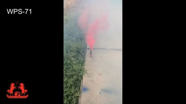 WPS-71 цветной дым MEGA SMOKE красный