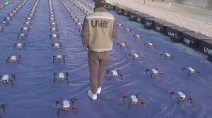 Как создать дрон-световое шоу с тысячами дронов.