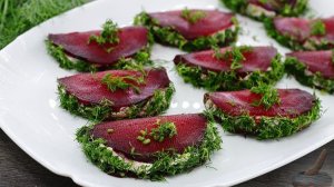 Овощные кармашки с сырной начинкой. ЗАКУСКА ИЗ СВЁКЛЫ С СЫРНО-ОРЕХОВОЙ НАЧИНКОЙ