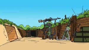 Анекдоты Волк и Заяц на передовой