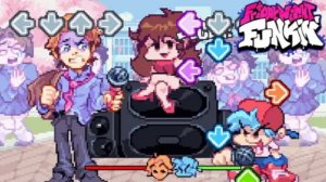 Битва Senpai-Friday Night Funkin'