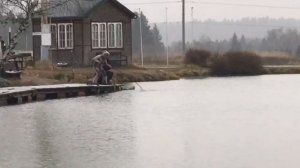поимка форели