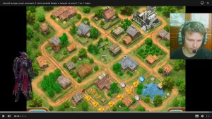 тёмный рыцарь начал проходить 2 часть весёлай фермы и прошёл на золото 7 ур. 1 серия.