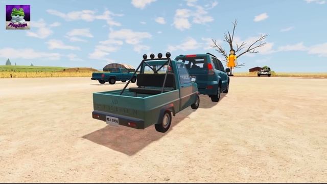 Игра в кальмара в BeamNG drive смотреть онлайн