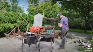 Двигатель простоял под открытым небом 7 лет .