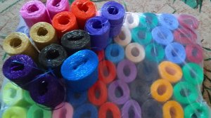 Распаковка посылки с полипропиленовой нити из Балаково.