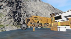 06- Желтый грузовик- Space Engineers- выживание