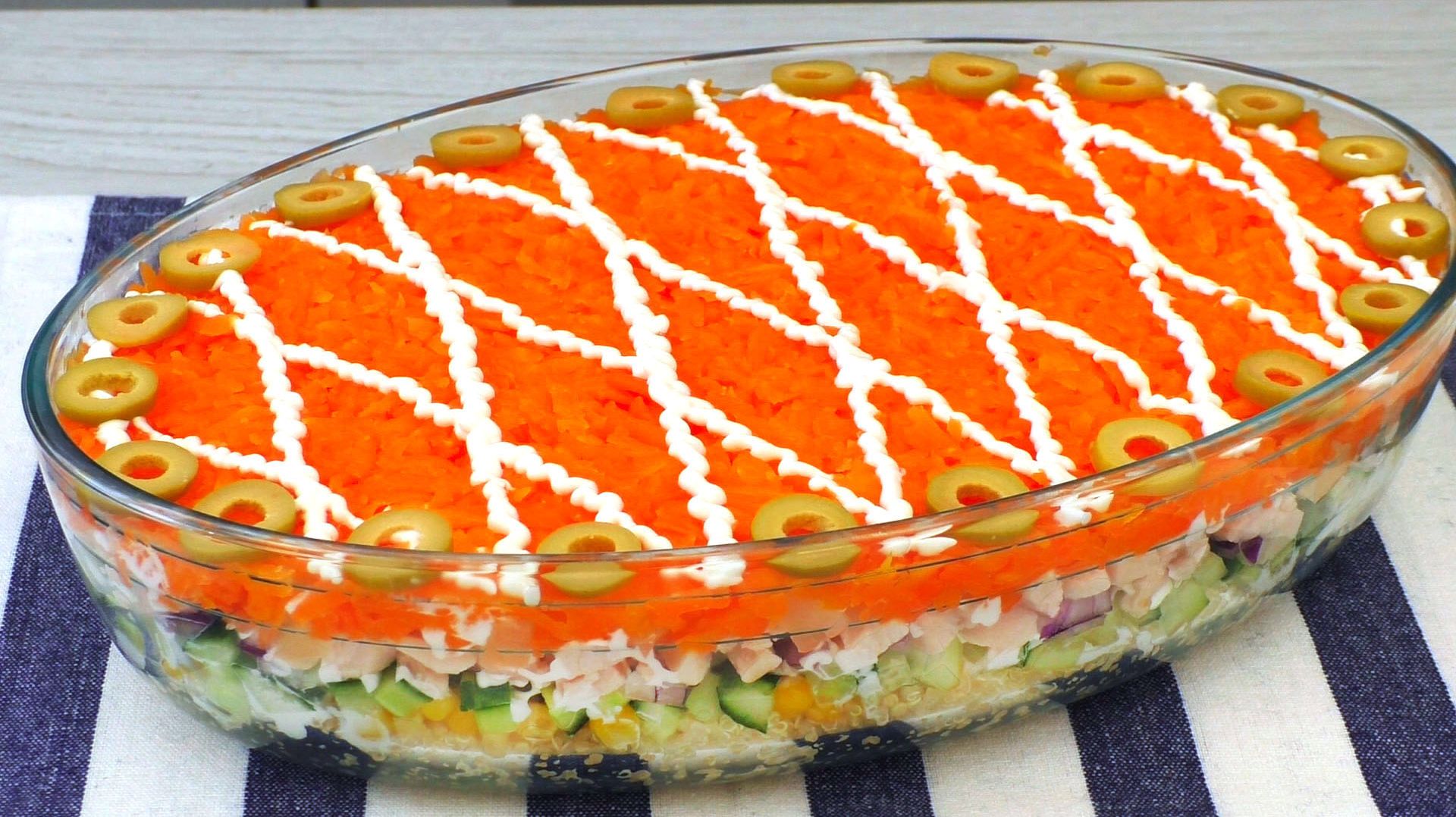 Новый САЛАТ с интересным вкусом. смотреть онлайн