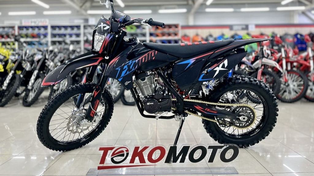 Мотоцикл эндуро FX MOTO X1 YB300R (красный)