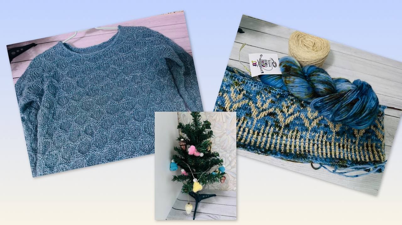 Влог/ Готовая работы и новые проекты 🧶