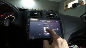 Установка магнитолы планшета на Лада гранта.