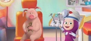 Маша и Медведь Мультфильм Зубной врач