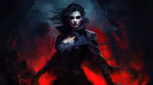 Женщина вампир.