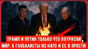 Трамп и Путин только что ПОТРЯСЛИ мир, а глобалисты из НАТО и ЕС в ярости.