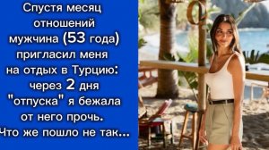 Спустя месяц отношений мужчина (53 года) пригласил меня на отдых в Турцию