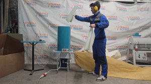 Дробилка для поролона 30мм | Измельчитель МИ-400 | Часть 1