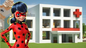 ПОСТРОИЛА БОЛЬНИЦУ ДЛЯ ЛЕДИ БАГ И СУПЕР КОТ В МАЙНКРАФТ _ МУЛЬТИК ЛЕДИ БАГ И СУПЕР КОТ НОВАЯ СЕРИЯ