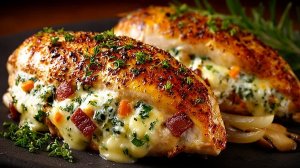 ЧТО ПРИГОТОВИТЬ НА НОВЫЙ ГОД? Вкуснейшая закуска из курицы. Сочная куриная грудка с начинкой